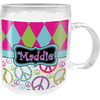 Generated Product Preview for Tim & Sherri Review of Pineapples Acrylic Kids Mug (Personalized)