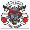 Generated Product Preview for Cathy Boatin Review of Firefighter Graphic Decal - Custom Sizes (Personalized)
