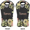 Generated Product Preview for Stephen M Review of Boho Floral Wine Tote Bag (2 Bottles) (Personalized)