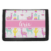 Generated Product Preview for Andrea Review of Llamas Trifold Wallet (Personalized)