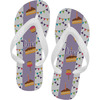 Generated Product Preview for Linda Review of Happy Birthday Flip Flops (Personalized)