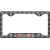 Generated Product Preview for Julie Review of Houndstooth License Plate Frame (Personalized)