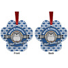 Generated Product Preview for BB Review of School Mascot Metal Ornaments - Double Sided w/ Name or Text