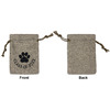 Generated Product Preview for Jerri Benton Review of Dog Faces Burlap Gift Bag (Personalized)