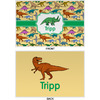 Generated Product Preview for Mary Lou Review of Dinosaurs Laminated Placemat w/ Name or Text