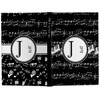 Generated Product Preview for Ellen Review of Musical Notes Hardbound Journal (Personalized)