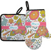 Generated Product Preview for Julie Meacham Review of Wild Garden Right Oven Mitt & Pot Holder Set w/ Name or Text