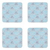 Generated Product Preview for Rebecca Review of Lake House #2 Cork Coaster - Set of 4 w/ Name All Over