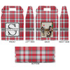 Generated Product Preview for Esther Stark Review of Red & Gray Plaid Gable Favor Box (Personalized)