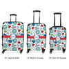 Generated Product Preview for Nella Liebenberg Review of PI 3 Piece Luggage Set - 20" Carry On, 24" Medium Checked, 28" Large Checked (Personalized)