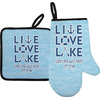 Generated Product Preview for Donna Gero Review of Live Love Lake Right Oven Mitt & Pot Holder Set w/ Name or Text