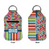 Generated Product Preview for Peggy Review of Retro Scales & Stripes Hand Sanitizer & Keychain Holder (Personalized)