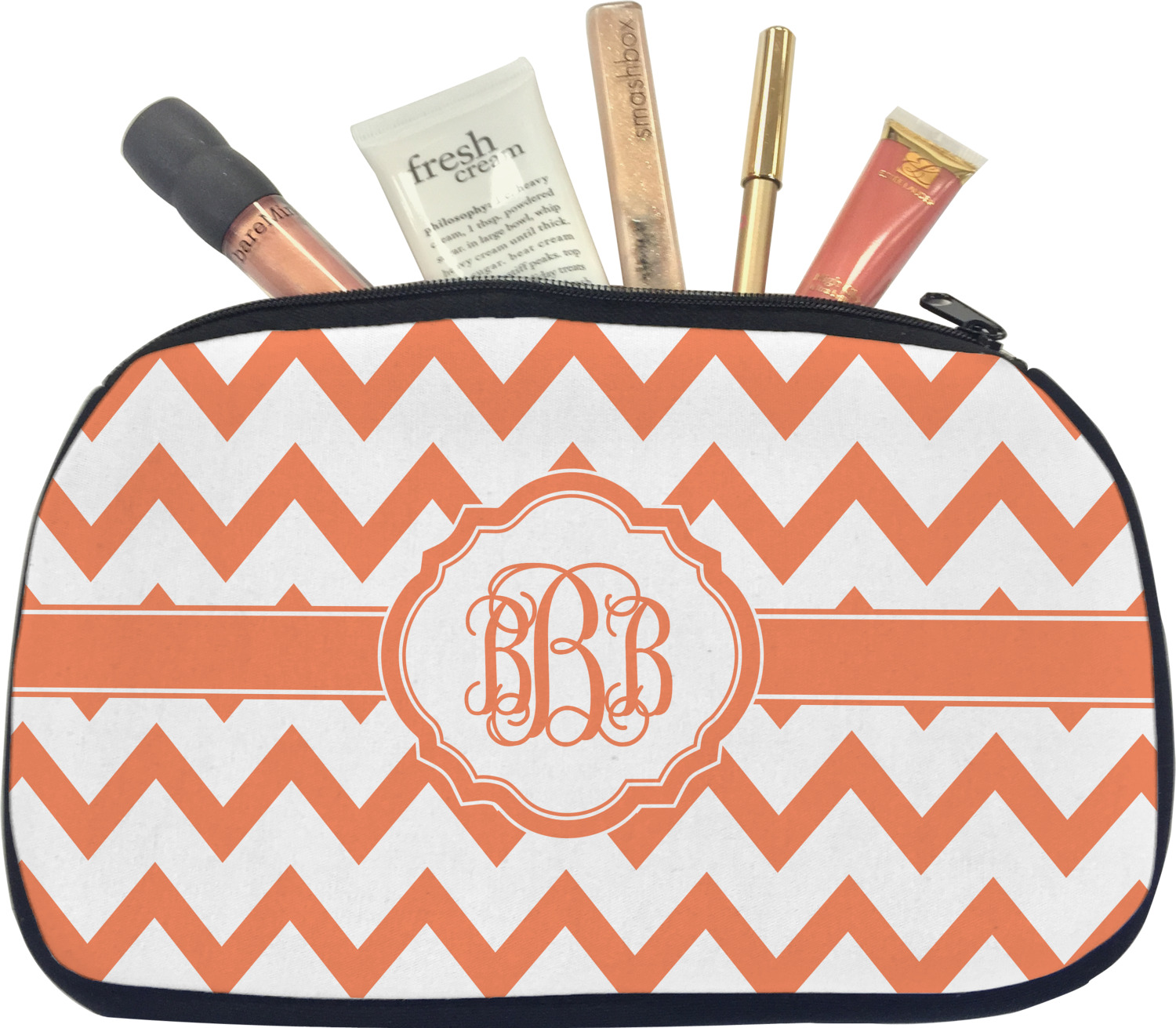 Custom Chevron Makeup / Cosmetic Bag (Personalized) YouCustomizeIt