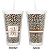 Generated Product Preview for Kortnee Review of Leopard Print Double Wall Tumbler with Straw (Personalized)