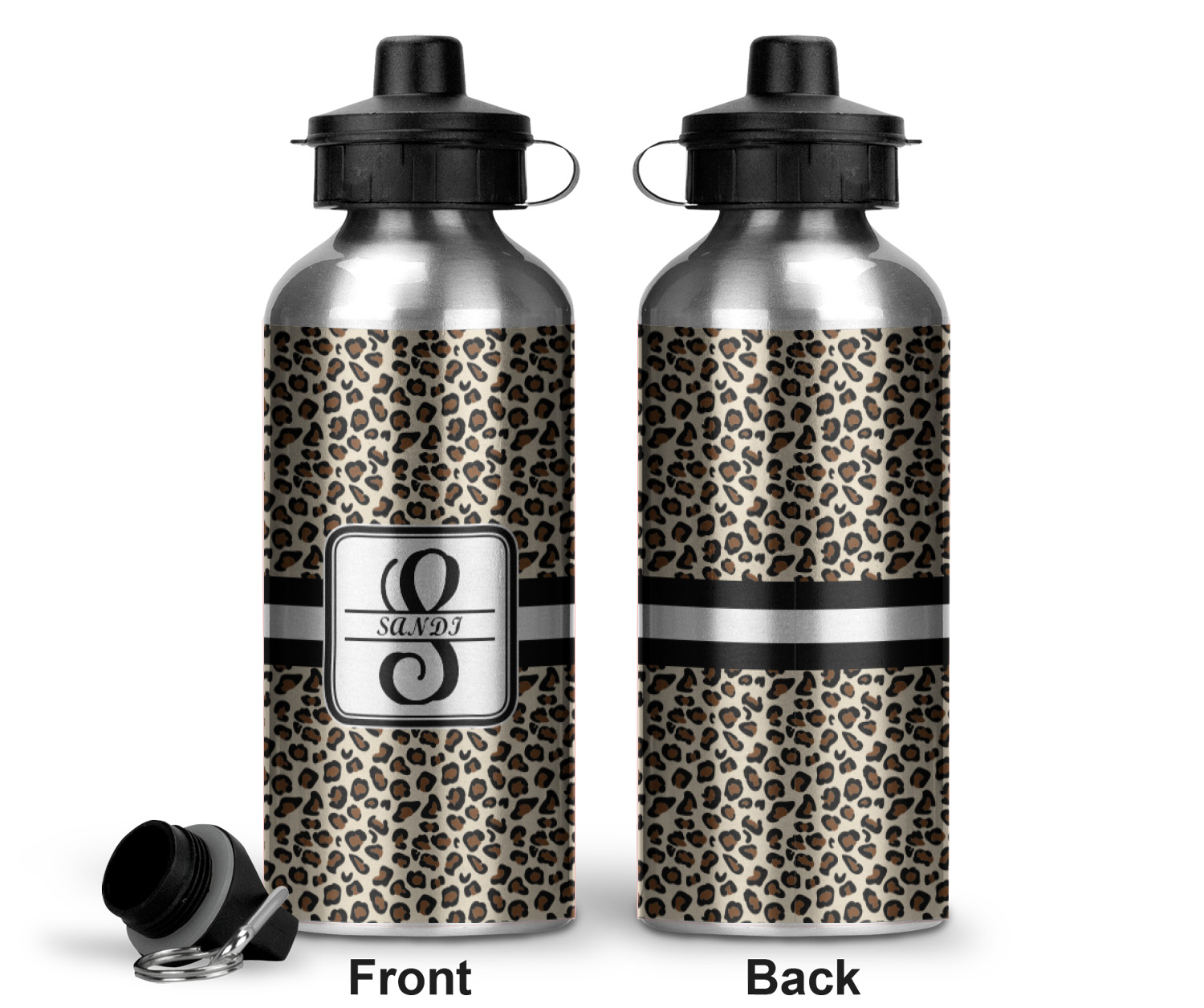 Personalized Penguin Water Bottle - 20oz Aluminum, Custom Name Gift
