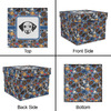 Generated Product Preview for Human Waste Review of Dog Faces Gift Box with Lid - Canvas Wrapped (Personalized)