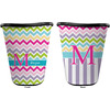 Generated Product Preview for Carol Review of Colorful Chevron Waste Basket (Personalized)