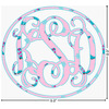 Generated Product Preview for Kelly V. Review of Sea Horses Monogram Decal - Custom Sizes (Personalized)