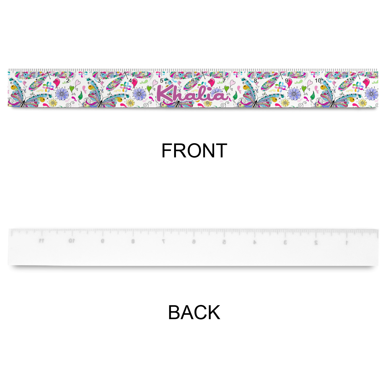 Custom Plastic Rulers - 12