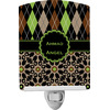 Generated Product Preview for Angel Fluker Review of Argyle & Moroccan Mosaic Ceramic Night Light (Personalized)