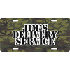 Generated Product Preview for Mary Review of Green Camo Front License Plate (Personalized)