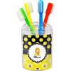 Generated Product Preview for Sheri Palmer Review of Honeycomb, Bees & Polka Dots Toothbrush Holder (Personalized)