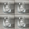 Generated Product Preview for Deborah Kling Review of Skulls Stemless Wine Glass - Engraved (Personalized)