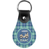 Generated Product Preview for Amanda Review of Golfer's Plaid Genuine Leather Keychain (Personalized)
