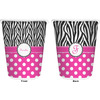Generated Product Preview for Furaha Bey Review of Zebra Print & Polka Dots Waste Basket (Personalized)
