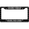 Generated Product Preview for Cindy Hadden Review of Musical Notes License Plate Frame (Personalized)