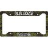 Generated Product Preview for Edgar V Combong Review of Green Camo License Plate Frame (Personalized)