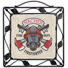 Generated Product Preview for Donald C Review of Firefighter Square Trivet (Personalized)
