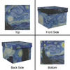 Generated Product Preview for Shannon Herrera Review of The Starry Night (Van Gogh 1889) Gift Box with Lid - Canvas Wrapped