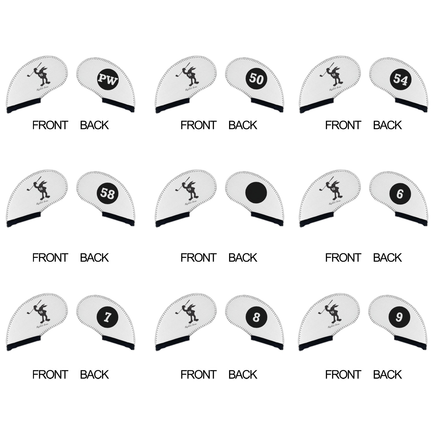Generated Product Preview for Jeff Domnick Review of Logo Golf Club Iron Cover