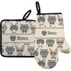 Generated Product Preview for Angela Carrizales Review of Hipster Cats Right Oven Mitt & Pot Holder Set w/ Name or Text