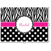 Generated Product Preview for Rachel Review of Zebra Print & Polka Dots Laptop Skin - Custom Sized (Personalized)
