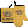 Generated Product Preview for Jeanne Brandon Review of Happy Thanksgiving Right Oven Mitt & Pot Holder Set w/ Name or Text