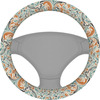 Generated Product Preview for Robin Dasko Review of Orange & Blue Leafy Swirls Steering Wheel Cover (Personalized)