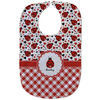 Generated Product Preview for Robin Review of Ladybugs & Gingham Baby Bib w/ Name or Text
