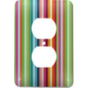 Generated Product Preview for Debra glassman Review of Retro Vertical Stripes Electric Outlet Plate