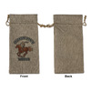 Generated Product Preview for Lisa Trahan Review of Western Ranch Burlap Gift Bag (Personalized)