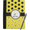 Generated Product Preview for Andy Tubb Review of Honeycomb, Bees & Polka Dots Notebook Padfolio - Large w/ Name or Text