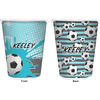 Generated Product Preview for Debra Review of Soccer Waste Basket (Personalized)