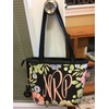 Image Uploaded for Narmin Parpia Review of Boho Floral Bucket Tote w/ Genuine Leather Trim (Personalized)