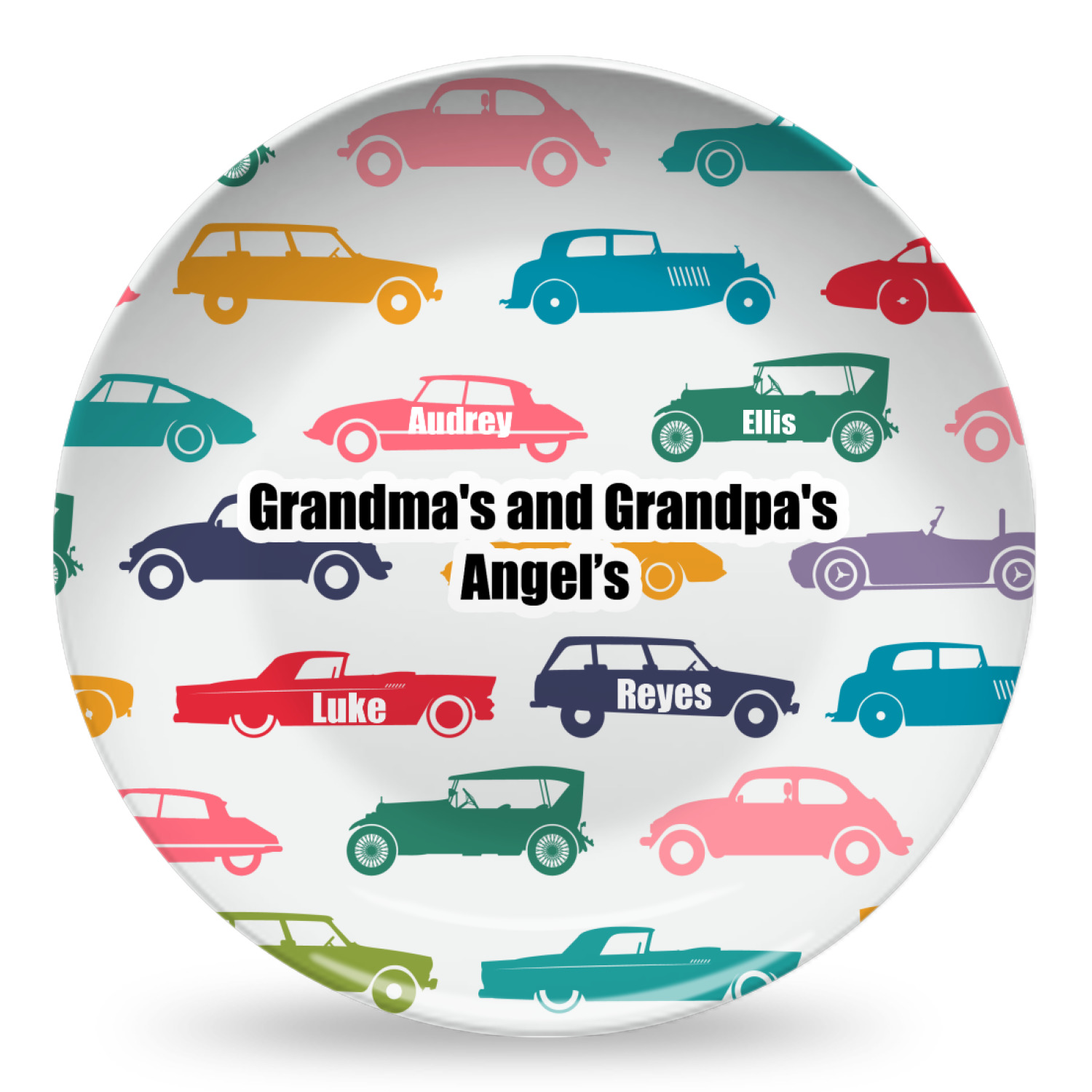 Personalized Microwave Safe Plastic Plates YouCustomizeIt