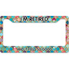 Generated Product Preview for Ms Murphy Review of Glitter Moroccan Watercolor License Plate Frame - Style B