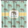 Generated Product Preview for Mary Review of Elephant Shower Curtain (Personalized)
