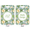 Generated Product Preview for JO ANN CURCIO Review of Vintage Floral Metal Luggage Tag w/ Monogram