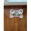 Image Uploaded for Linda Fournier Review of Peace Sign Bone Shaped Dog Food Mat (Personalized)