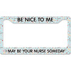 Generated Product Preview for John Review of Nurse License Plate Frame (Personalized)